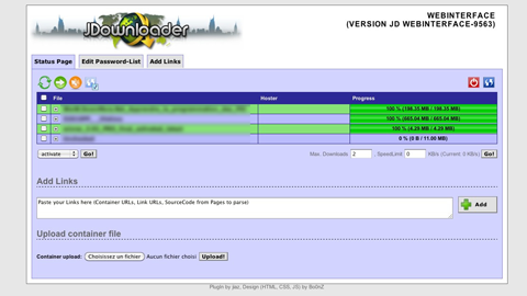 Interface_Web_jDownloader