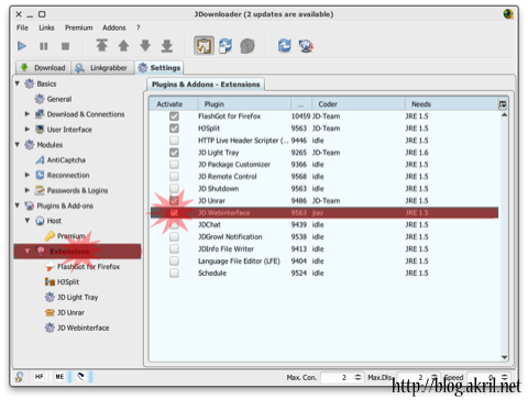 jDownload Extensions
