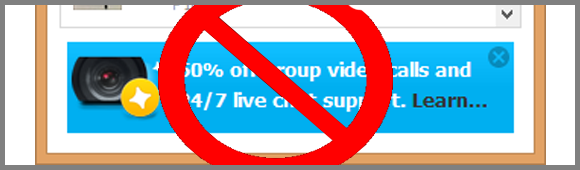 Remove-Skype-Banner