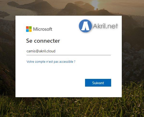 Test de l'authentification via Azure AD