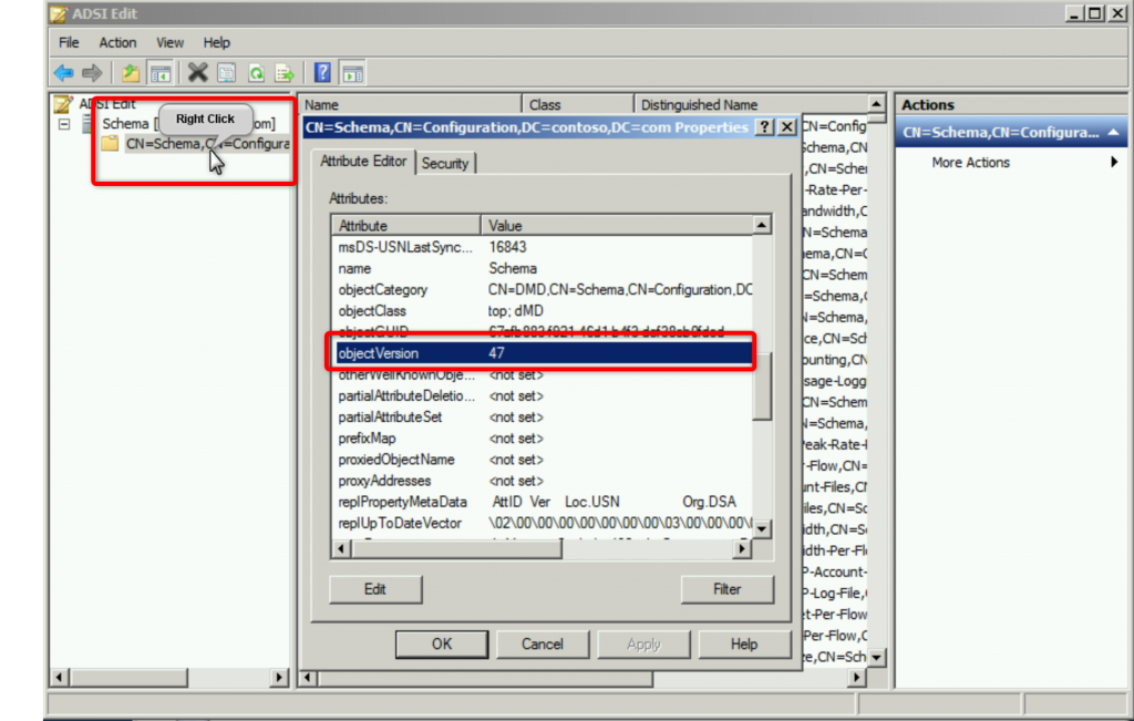 Schéma Active Directory via ADSI Edit (Suite)