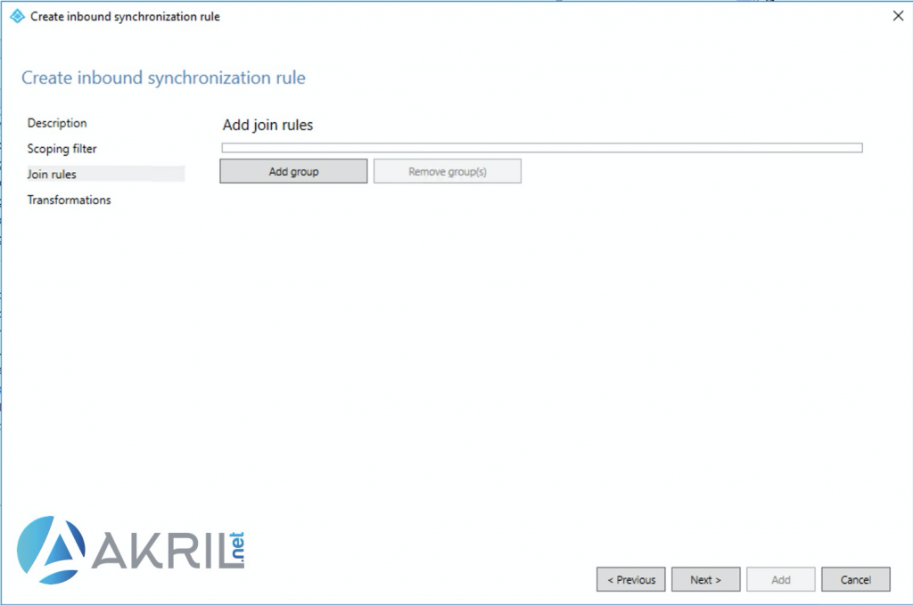 Création d'un règle personnalisée dans AAD Connect (4)