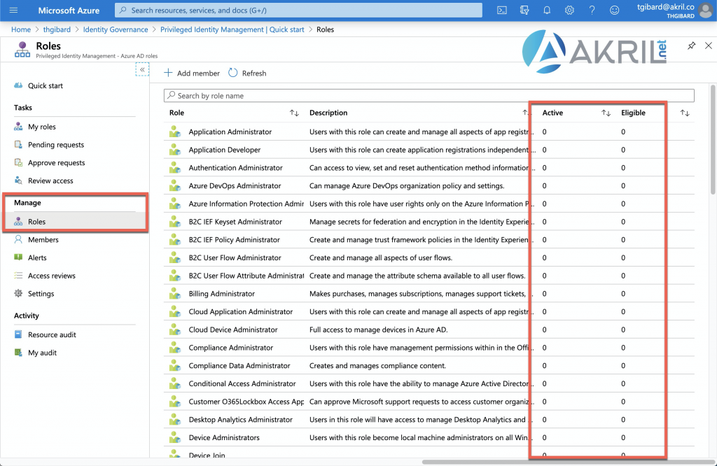 Utilisation de PIM - Privileged Identity Management - 2