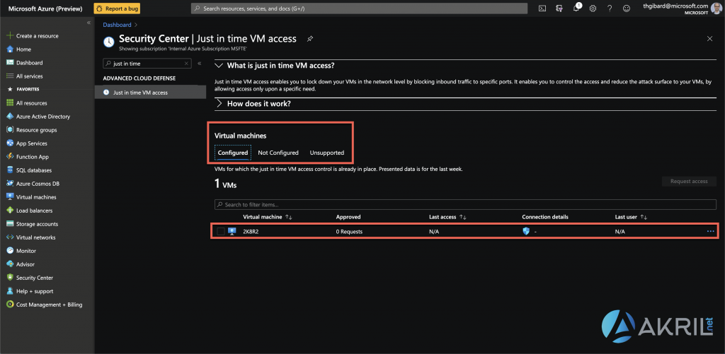 Azure Security Center - Just-In-Time VM Access - 3/6