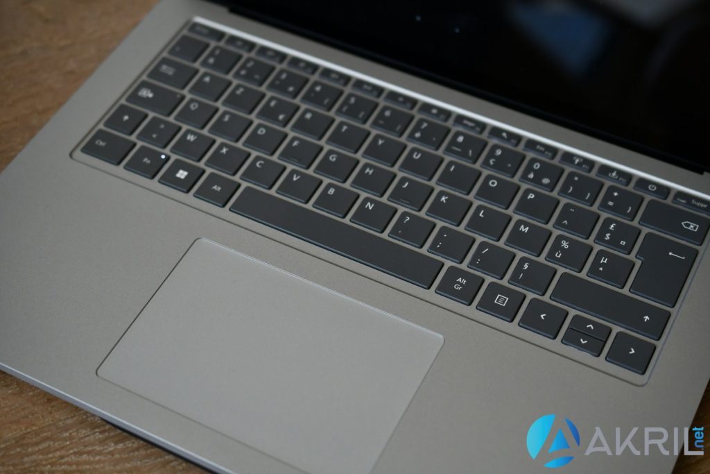 Aperçu du clavier du Surface Laptop Studio