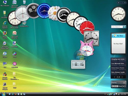 Rappel des Widgets de Windows Vista