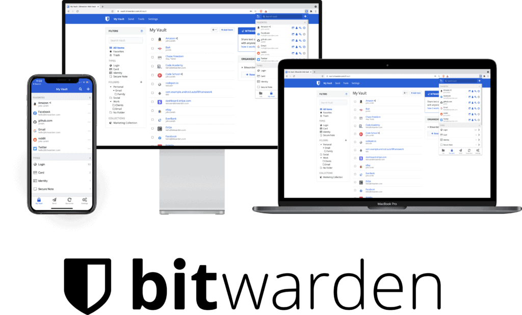 Bitwarden est OPEN-SOURCE et disponible pour toutes les plate-formes
