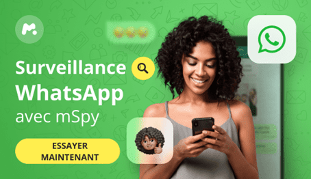 Utilisation de l'application mSpy pour surveiller un compte WhatsApp