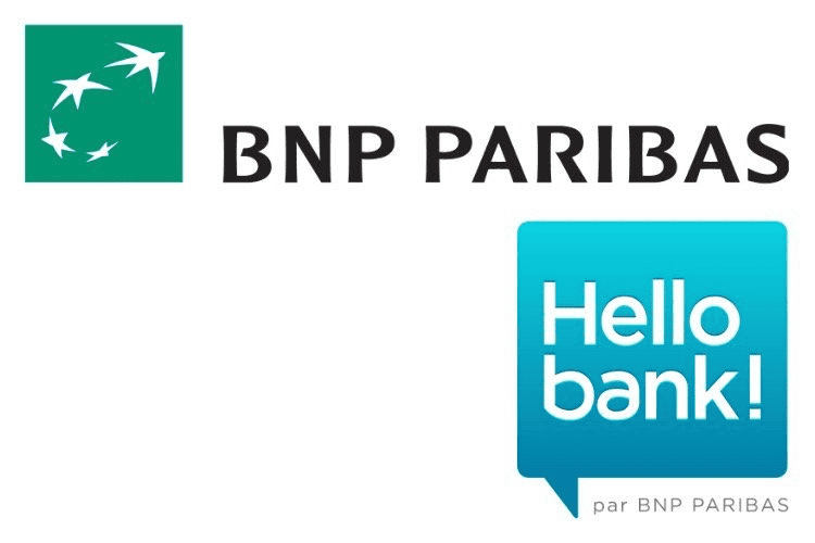 Logo BNP et Hello Bank