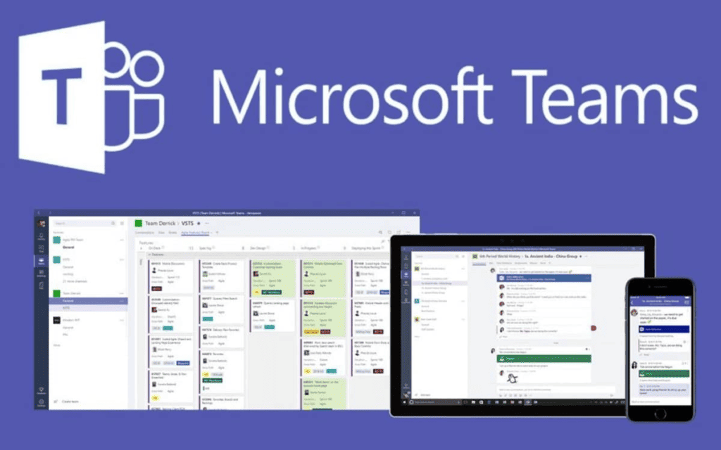 Teams est disponible sur toutes les plateformes : Windows, macOS, smartphones et tablettes