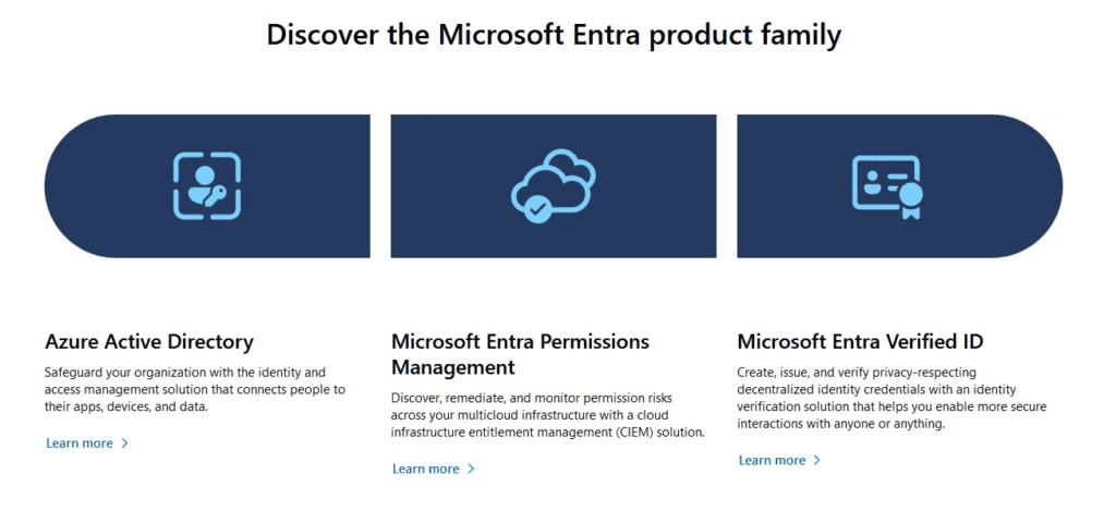 Nouvelles fonctionnalités de Microsoft Entra - source Microsoft