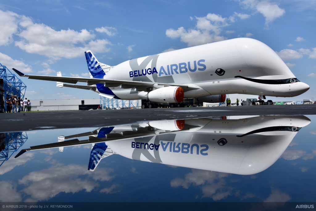 Airbus Beluga pour le transport de marchandises