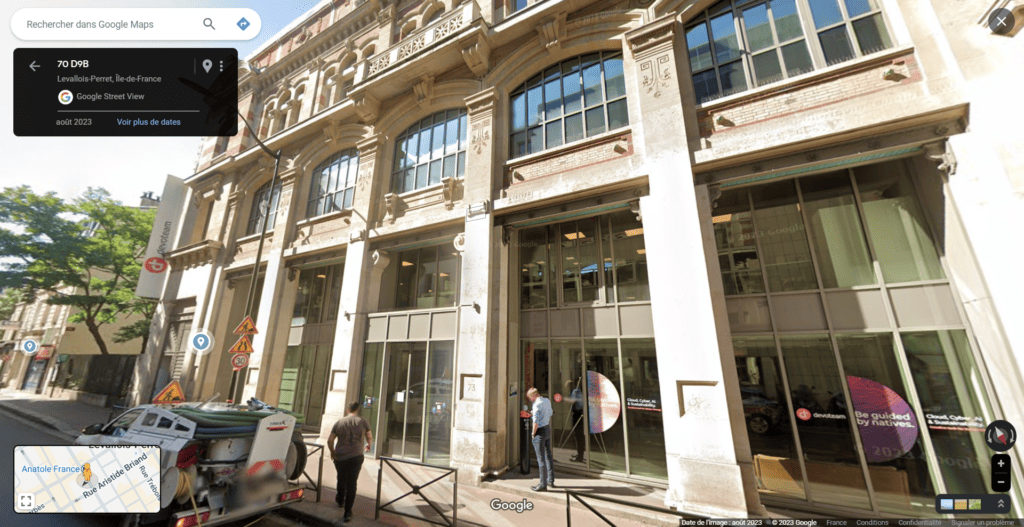 Locaux Devoteam en France à Levallois-Perret