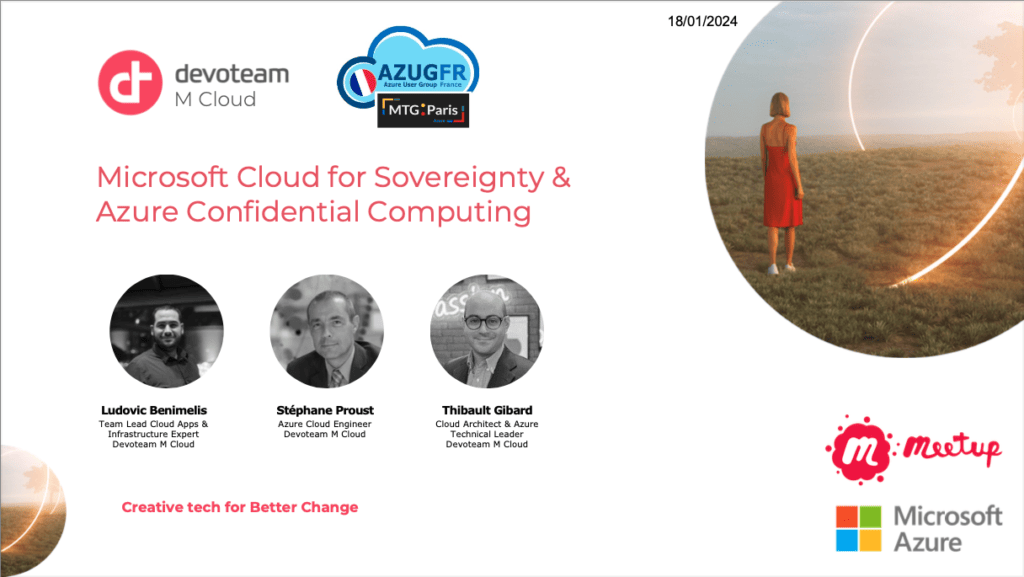 Microsoft Cloud for Sovereignty Devoteam M Cloud Meetup