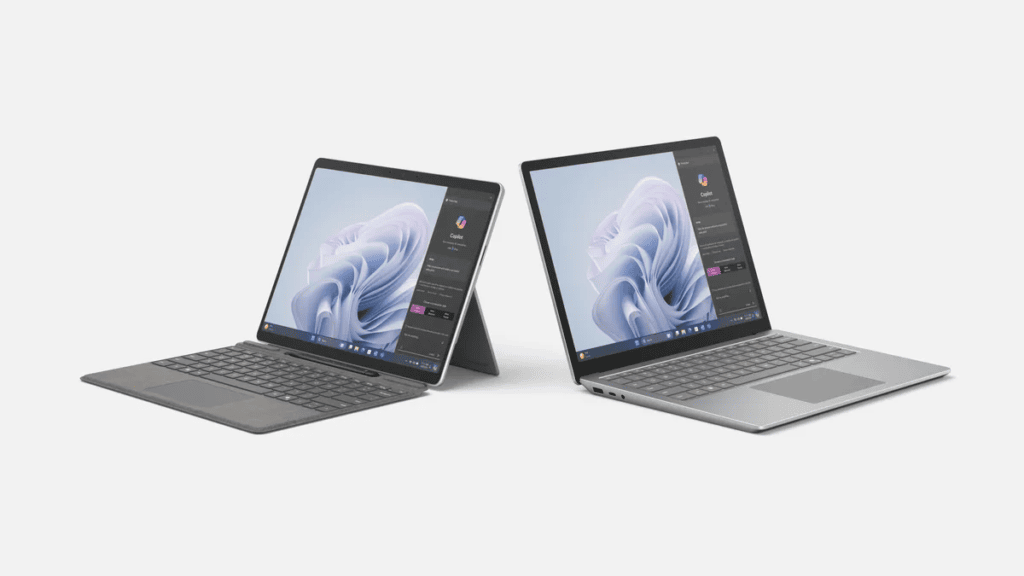 Surface Pro 10 et Surface Laptop 6