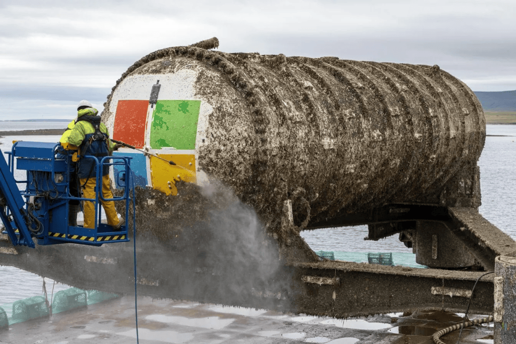 Projet Natick - Source Microsoft / Naval Group