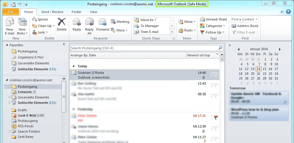 Le dernier véritable changement de Outlook remonte à la version 2010 avec l'apparition du ruban