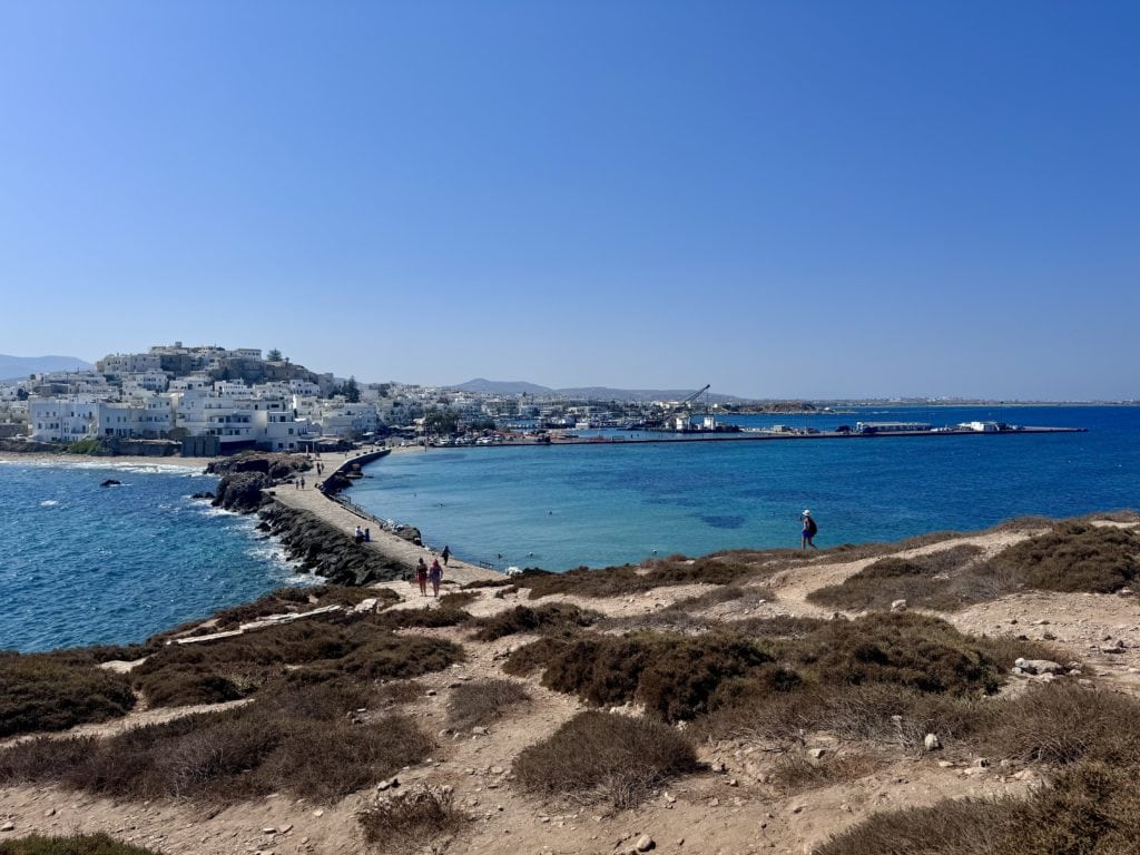 Vue de l'île de Naxos