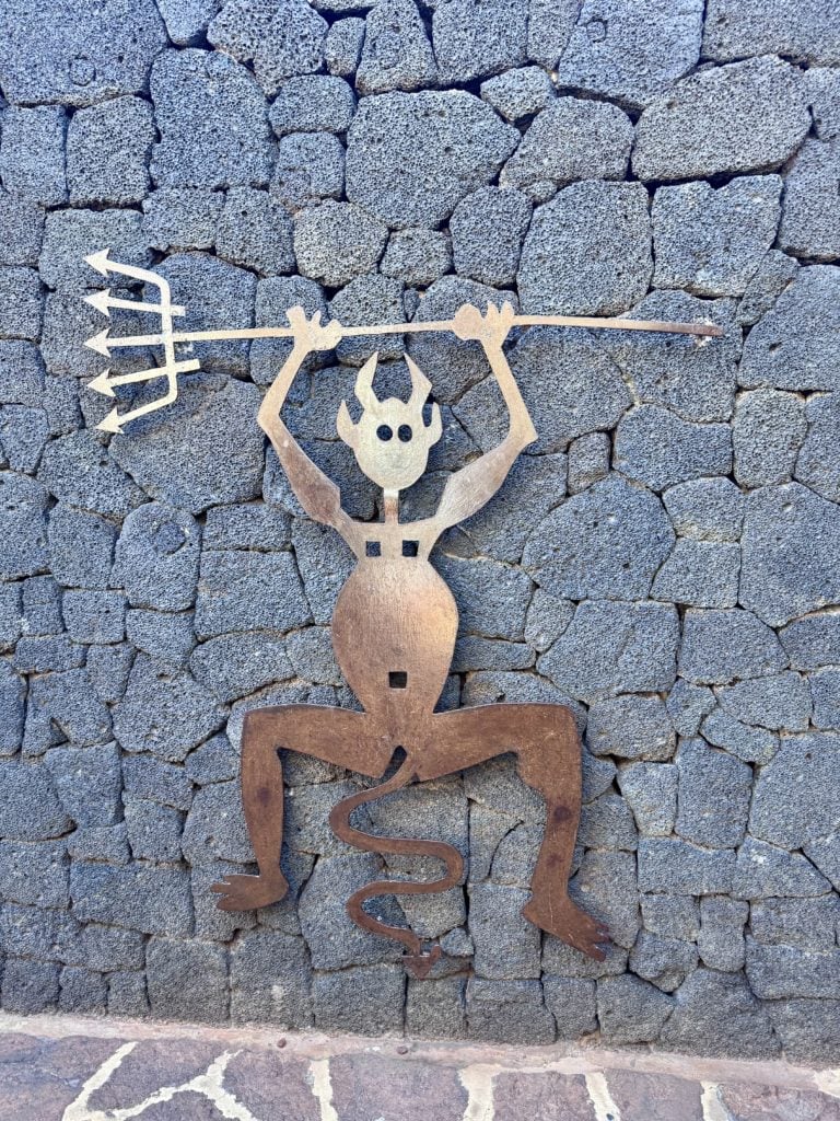 Le petit diable symbole du Parque Nacional de Timanfaya