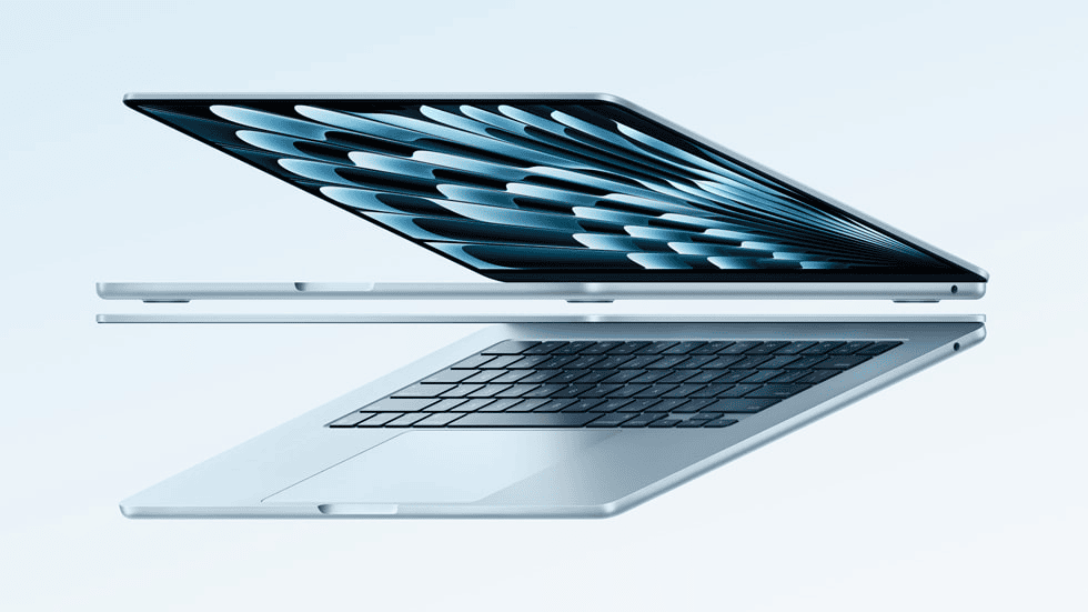 Nouveau MacBook Air M4 dans la nouvelle couleur bleue