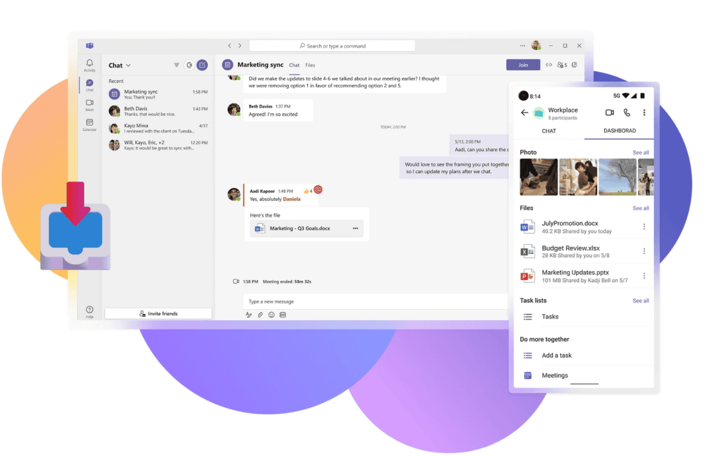 Et finalement l'ère Microsoft Teams pour mieux concurrencer Slack - avant de devenir tout simplement numéro 1