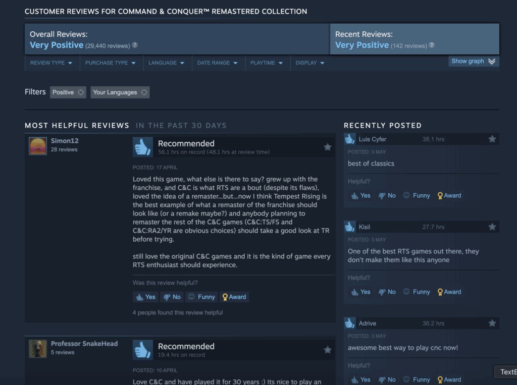 Avis sur le remake de Command and Conquer