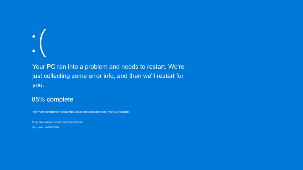 Vous avez probablement déjà vu dans votre vie cet écran bleu dans Windows