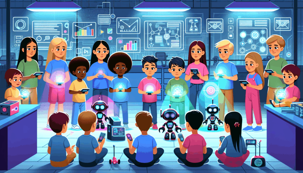 Les Jouets Connectés à l'IA : Une Révolution ou une Inquiétude pour nos Enfants ? - Image générée par IA