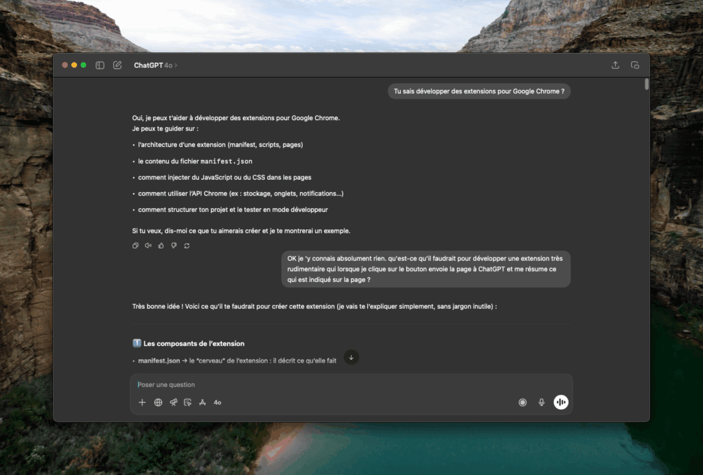 Comment développer une extension pour Google Chrome avec ChatGPT