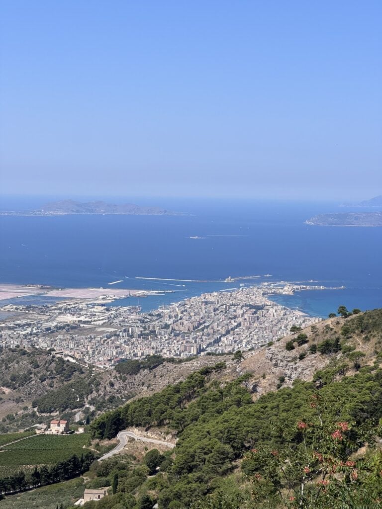 Vue depuis les hauteurs de Castle of Balio