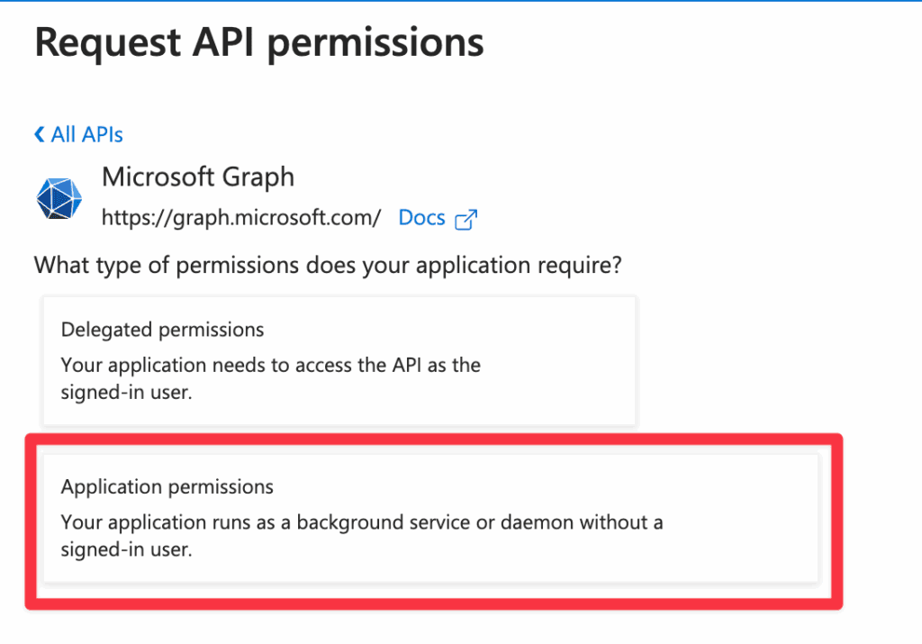 Ajoutez les permissions