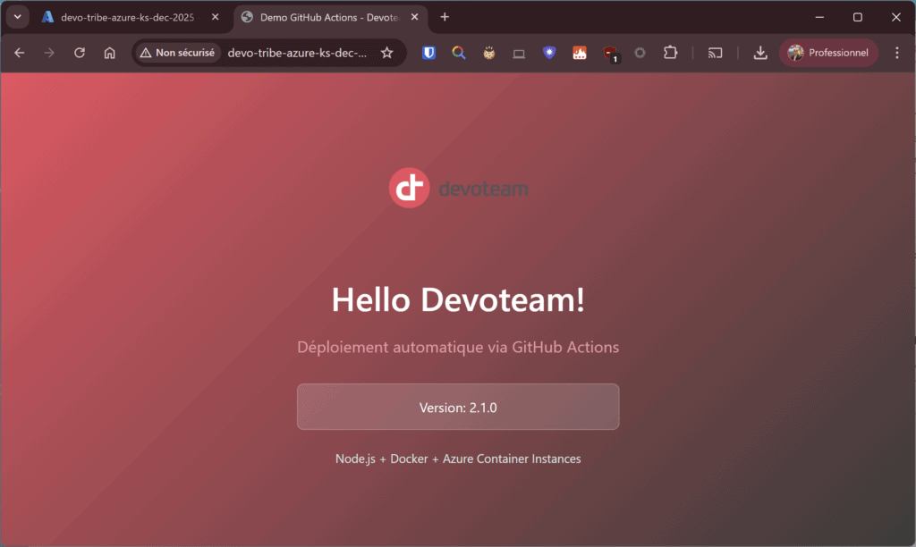 Mise à jour de notre site automatique