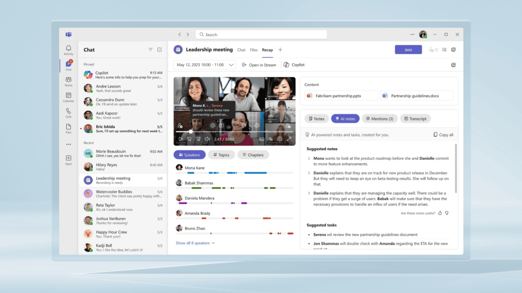 Comparaison avec Microsoft Teams et Google Meet