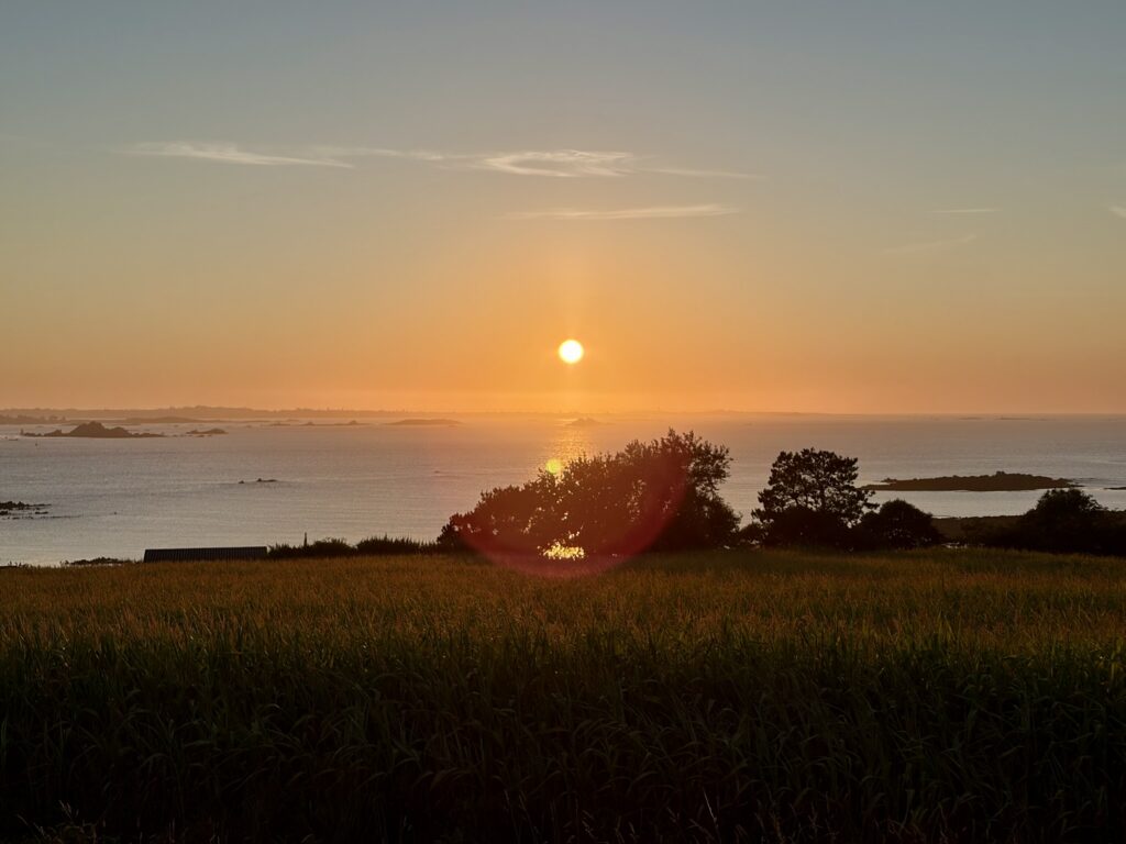 Et un dernier coucher de soleil à observer depuis le logement