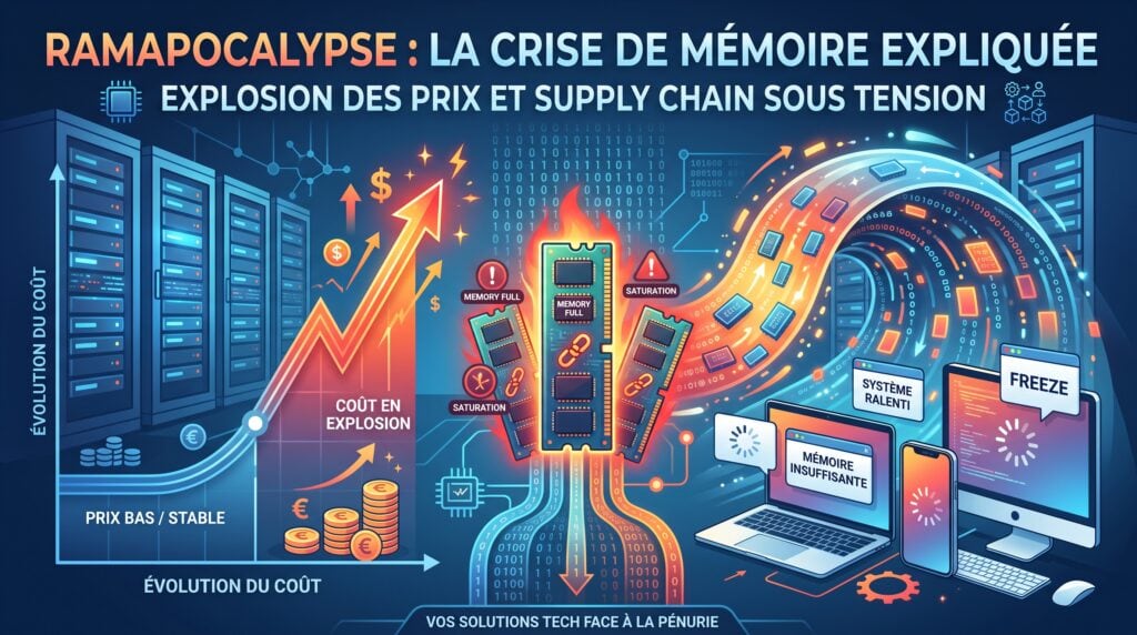 RAMApocalypse : comment l'IA transforme le marché du hardware et fait exploser les prix